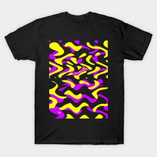 wavy design T-Shirt